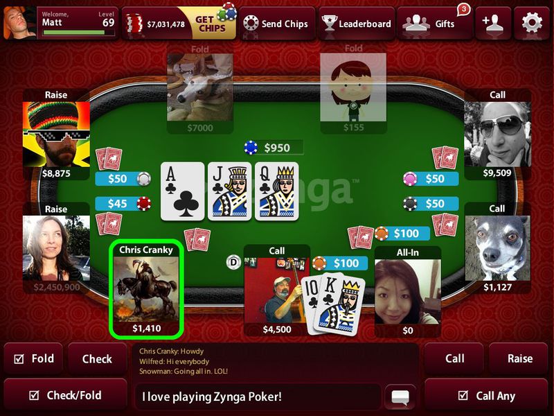 Zynga Poker Play online, free